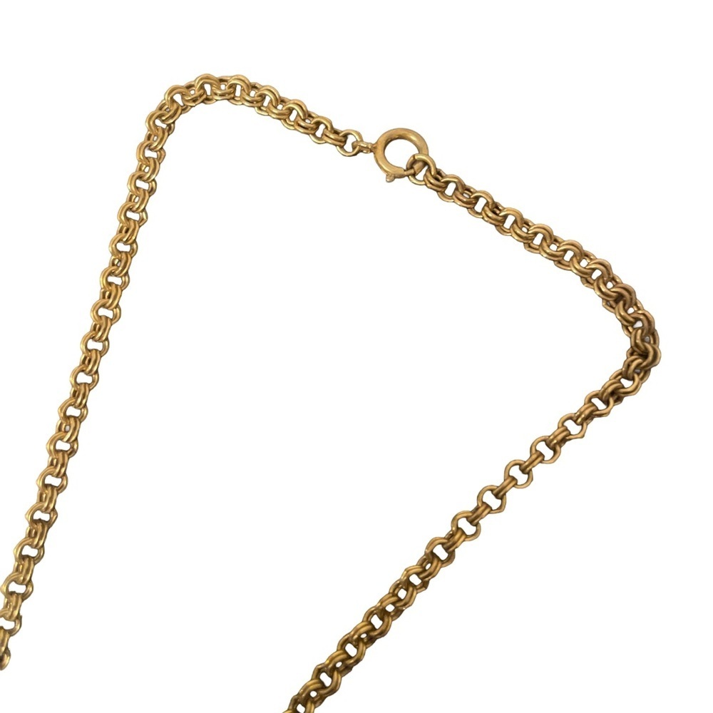 Extra Long Gold tone Chain Necklace Vintage & Elegant - Picture 3 of 3